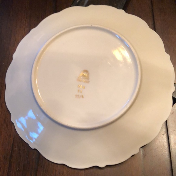 🇩🇪Lindner Kueps Echt Cobalt Fine China set: Cup, saucer, dessert plate - Picture 4 of 13